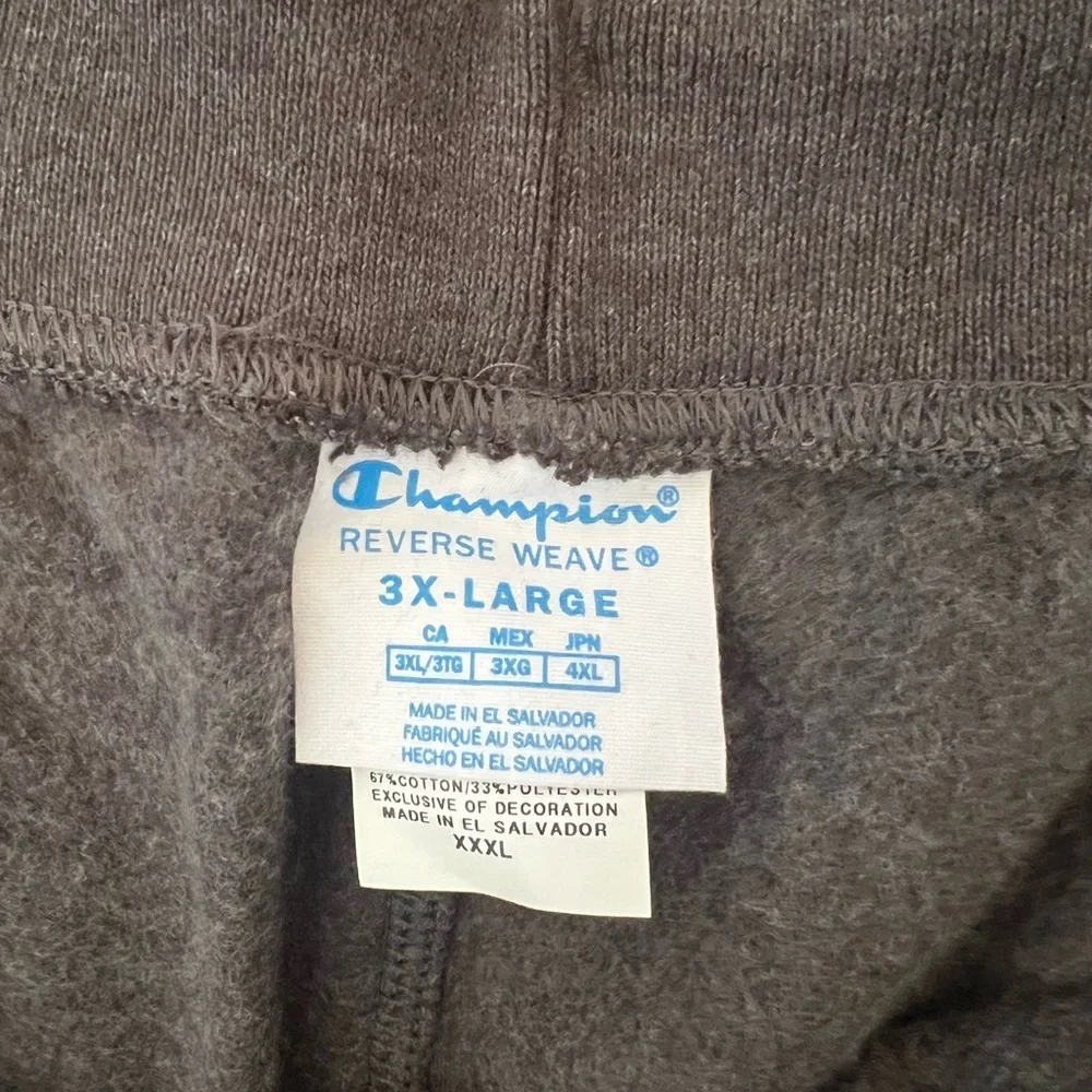 Champion Grey Jogger Sweatpants with Logo